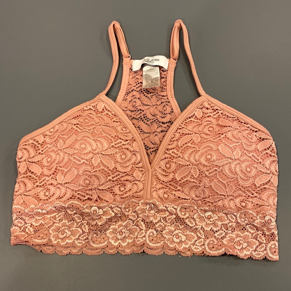 Carly Jean bralette in pink OSFM